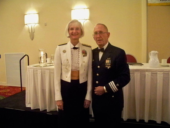 Rear Admiral Sally Brice O'Hara and Joe Riley, DCDR at the Fall 2009 Conference.